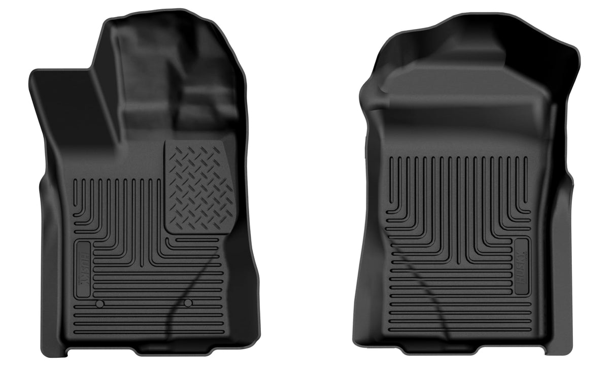 Husky Liners 54111 Husky Liners X-act Contour Floor Mats – Fits 2024-2026 Ford Ranger SuperCrew (Crew Cab), Will NOT Fit SuperCab (EXT Cab) – Front Row, 2-pc Black - 54111