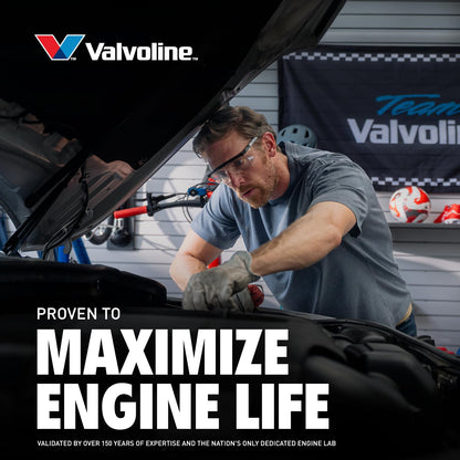 VALVOLINE 797978 Valvoline Daily Protection SAE 30 Conventional Motor Oil 1 QT, Case of 6