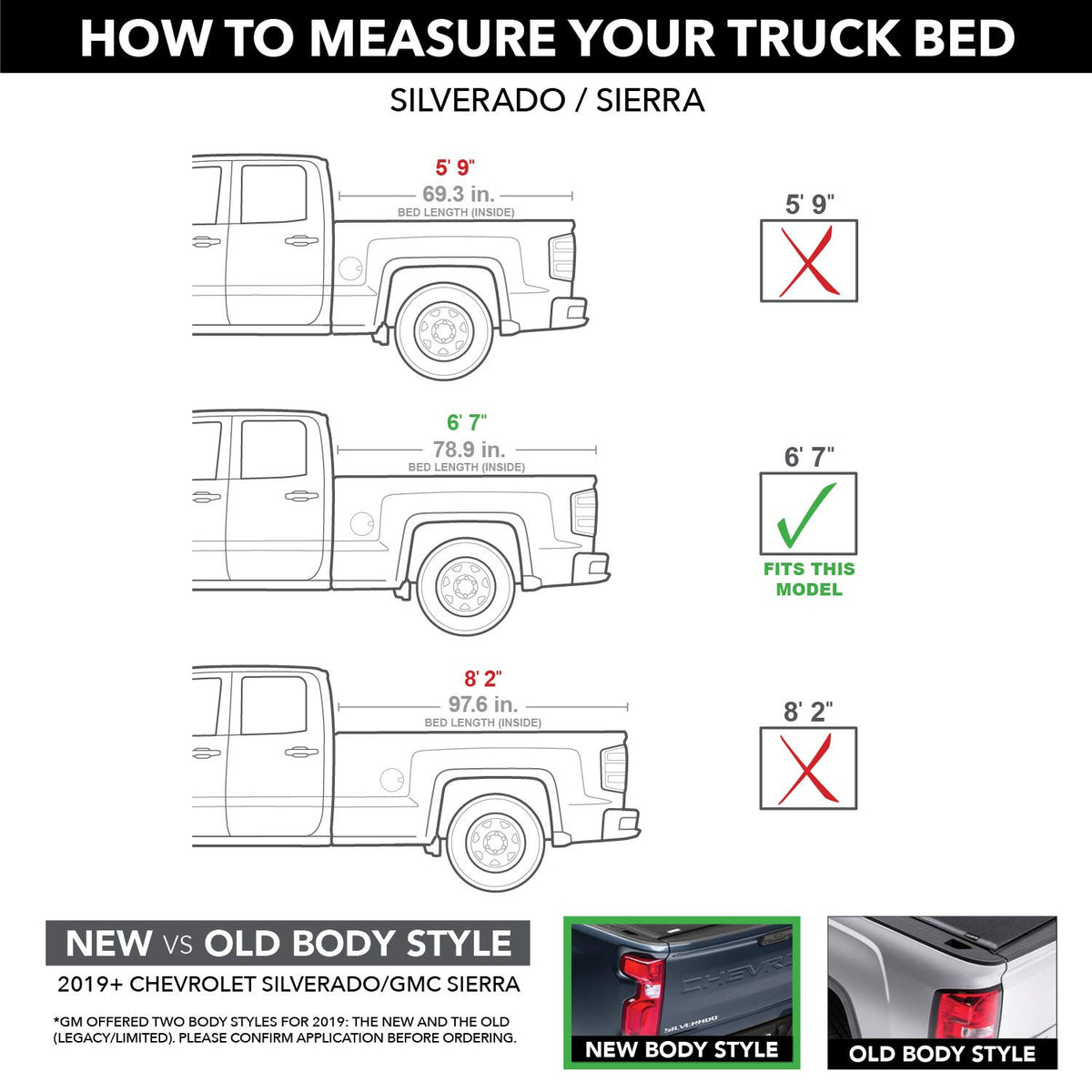 RETRAX 80462 RealTruck Retrax RetraxPRO MX Retractable Truck Bed Tonneau Cover | 80462 | Fits 2014 - 2018, 2019 Ltd/Lgcy Chevy/GMC Silverado/Sierra 1500, 2015-19 2500/3500 6' 7" Bed (78.9")
