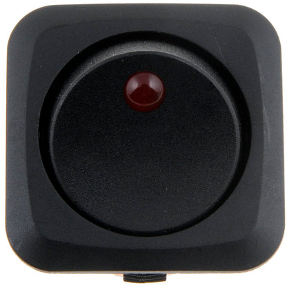 DORMAN 84880 Dorman 84880 Black Body/Red LED Glow - Round Style Universal Fit