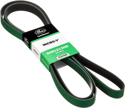 Gates K081213HD FleetRunner Micro-V Serpentine Drive Belt