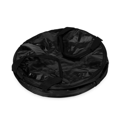 CAMCO 42893 Camco Pop-Up Utility Container - Use as Collapsible Trash Can When Camping - Holds 30-Gallon Kitchen-Size Trash Bags - Stands 2-Ft Tall & Collapses for RV Storage and Organization (42893-A)