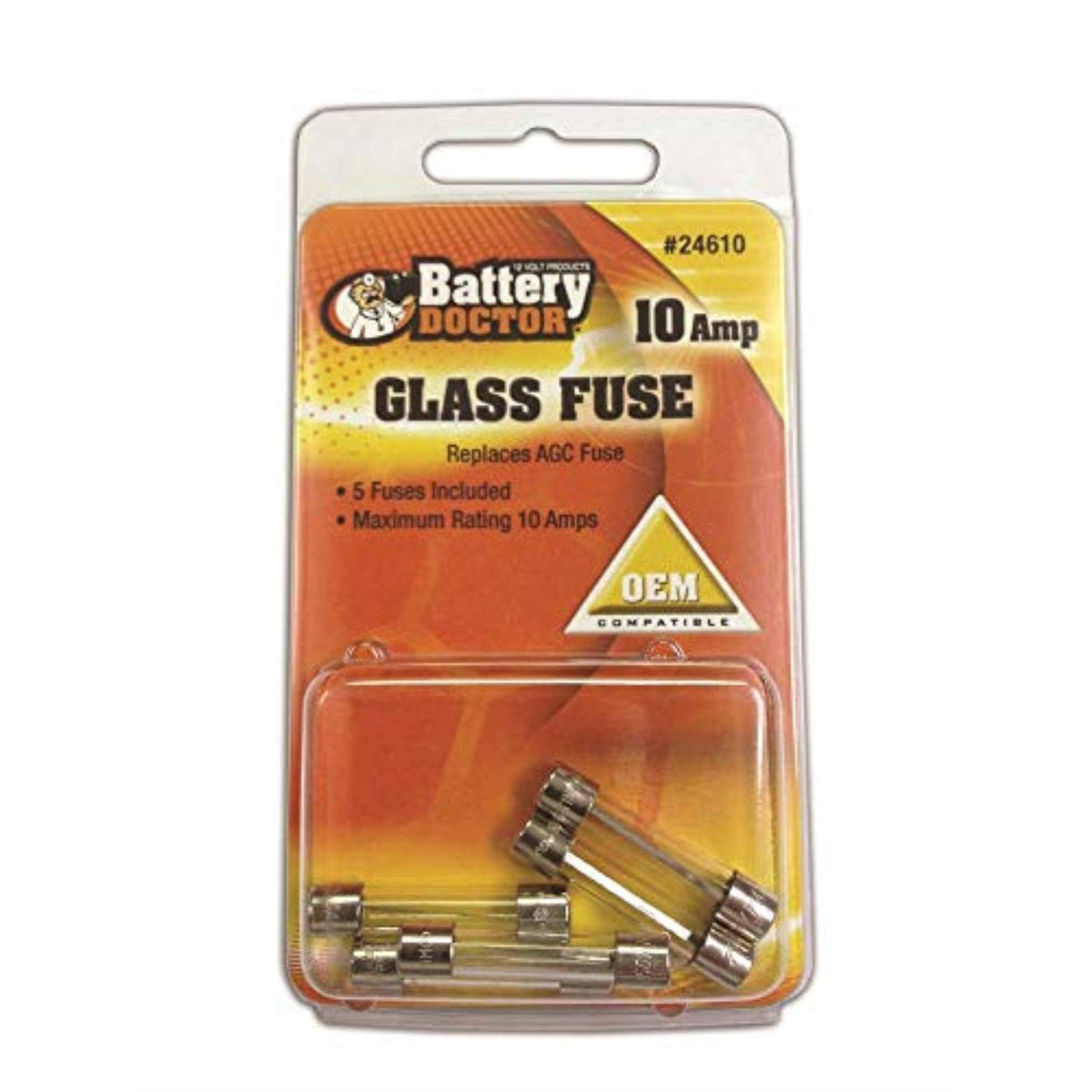 WIRTHCO 24605 Wirthco 24605 AGC GLASS FUSE-5 AMP