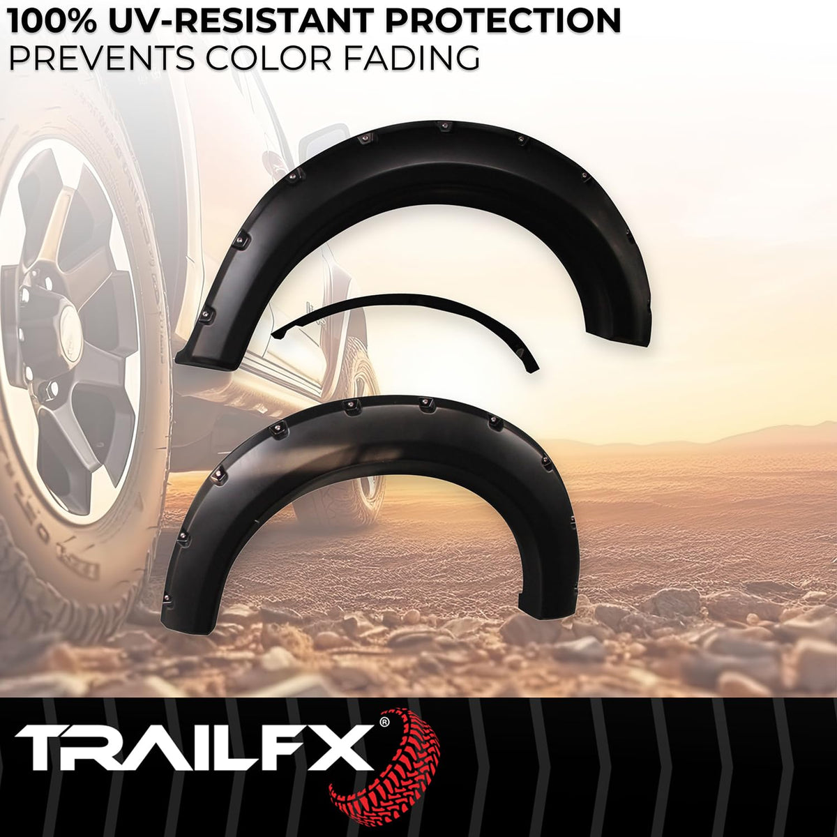 TRAILFX TFF3002S Trailfx TFF3002S POCKET STYLE FLARE SMOOTH SET OF 4