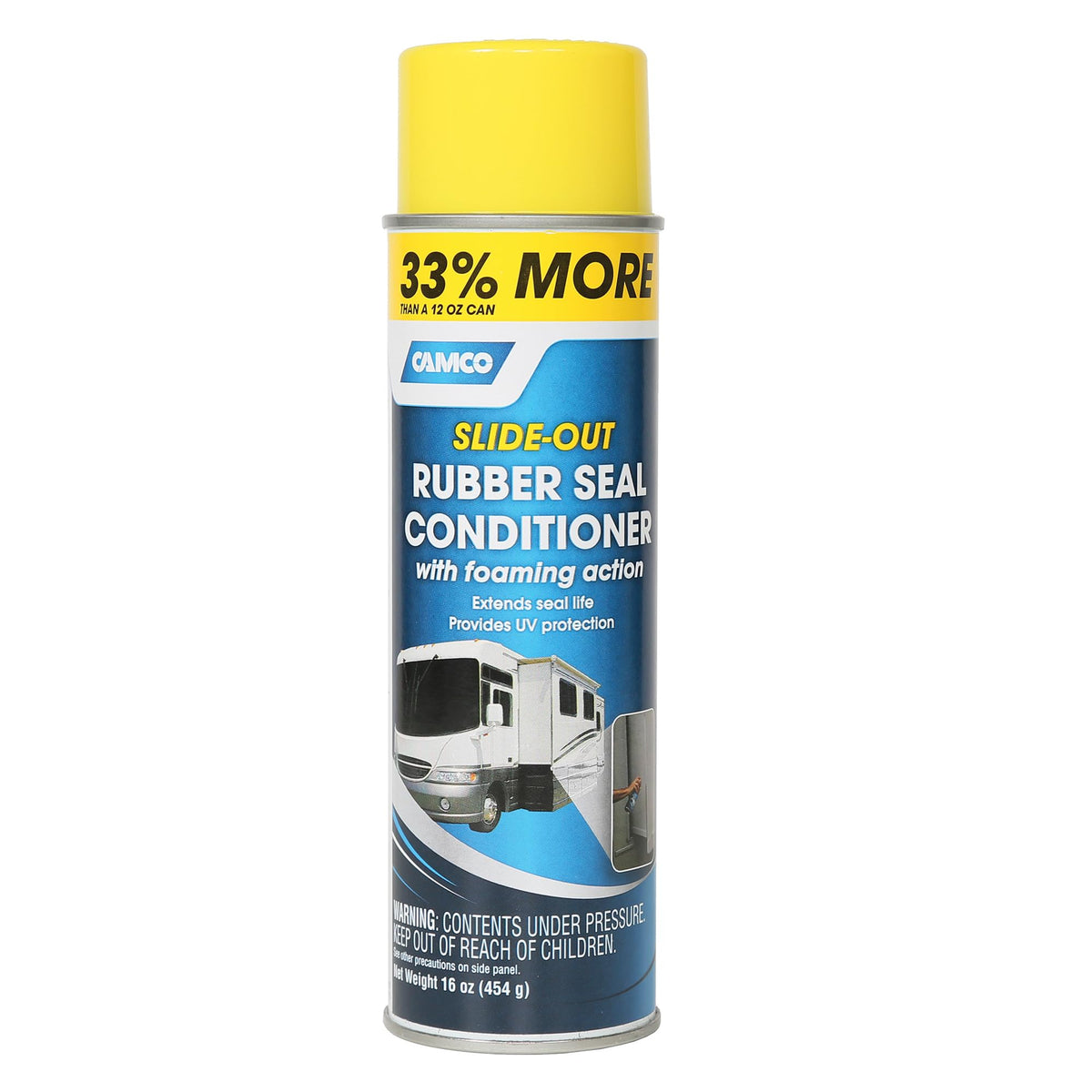 CAMCO 41135 Camco RV Slide-Out Rubber Seal Conditioner with Foaming Action; Extends Seal Life and Provides UV Protection (41135)