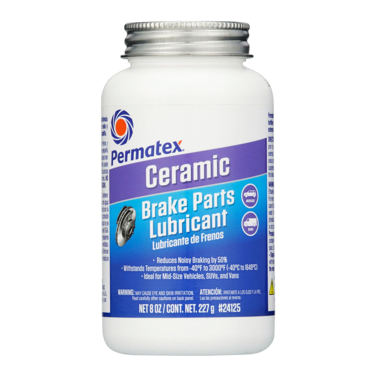 PERMATEX 24125 Permatex 24125 Ceramic Extreme Brake Parts Lubricant, 8 oz., Pack of 1