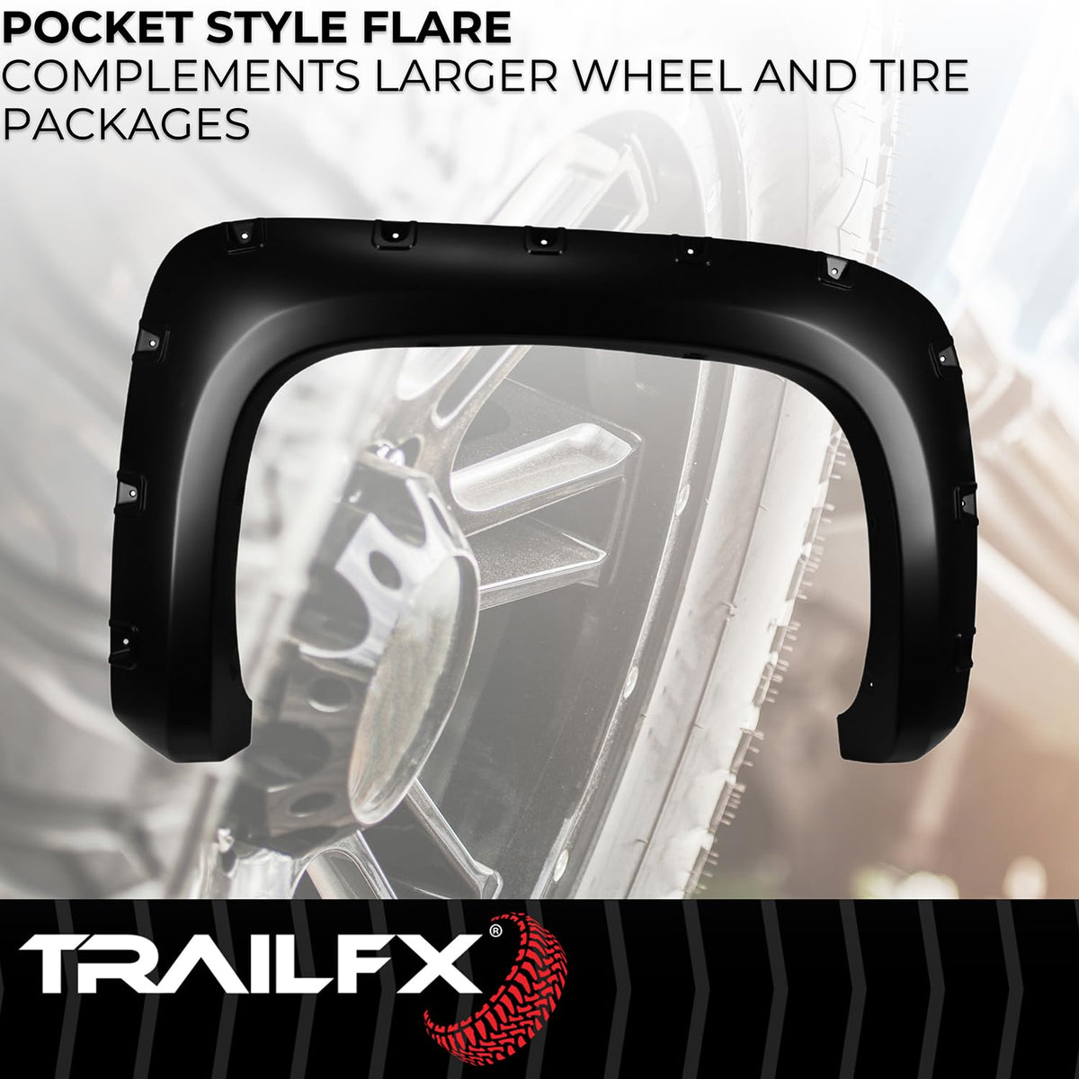 TRAILFX TFC3001S Trailfx TFC3001S POCKET STYLE FLARE SMOOTH SET OF 4
