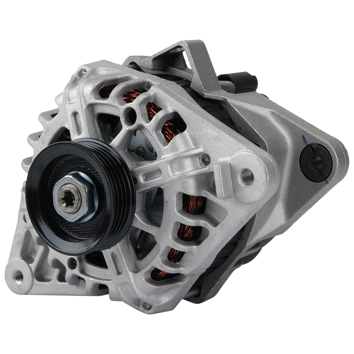 MANDO 11A1058 New HL Mando Original Equipment 11A1058 Alternator for Hyundai Accent 1.6L, Tiburon 2.0L, Tucson 2.0L, Kia Rio &5 1.6L, Spectra &5 2.0L 90 Amp, Sportage 2.0L 90 Amp 3730022650