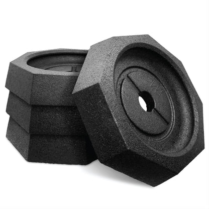 SNAPPAD PRSP4 SnapPad Prime (4-Pack) | Four-Point RV Leveling Blocks Featuring 10" Round Jack Feet | Adds 316% Additional Surface Area, 8.9 lbs. Per Pad & 13.25" Width | Must-Have Camper Leveling Blocks