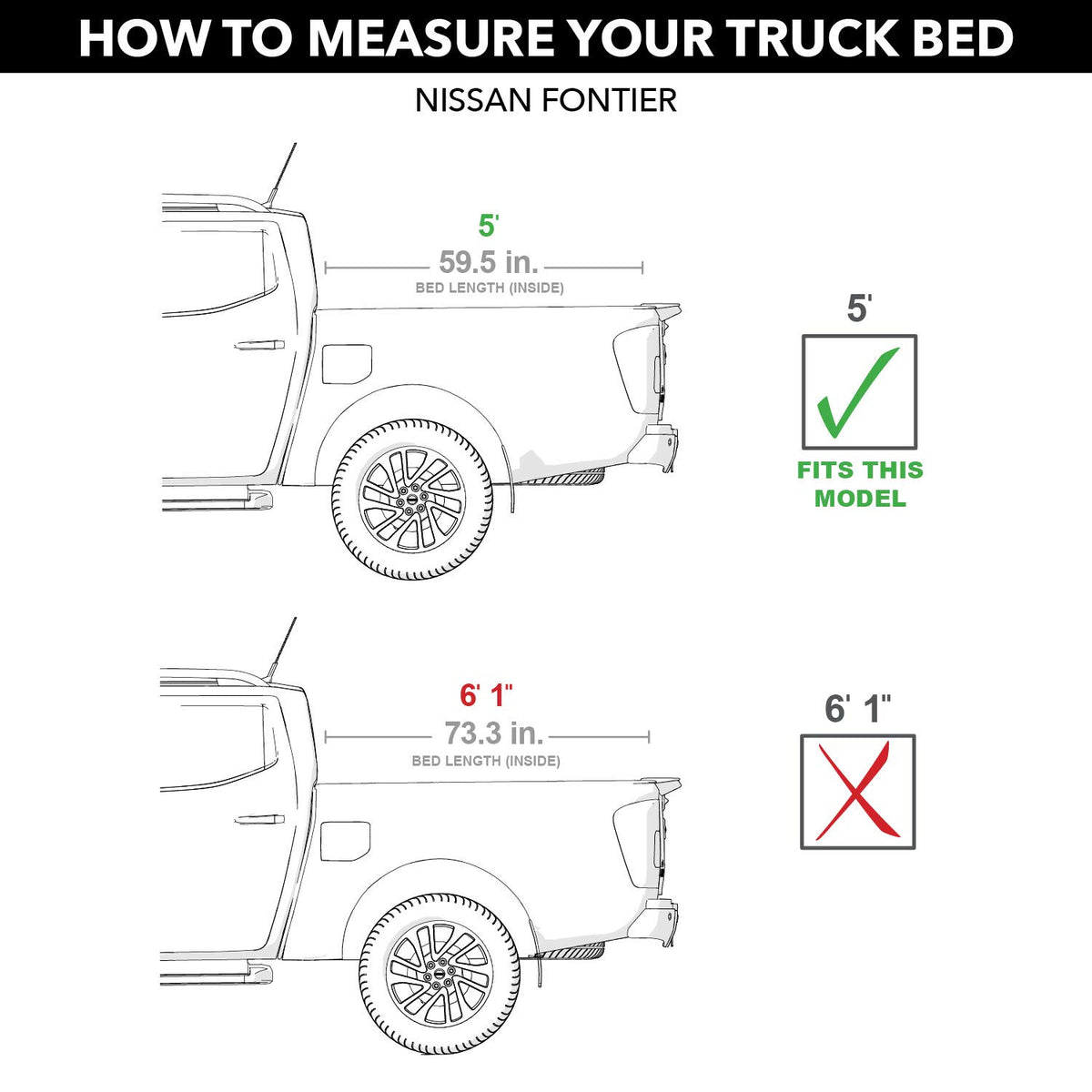 RealTruck 80731 RealTruck Retrax RetraxPRO MX Retractable Truck Bed Tonneau Cover – 80731 – Fits 2022 - 2025 Nissan Frontier Crew Cab Bed (w/ or w/o Utilitrack) 5' Bed (59.5")