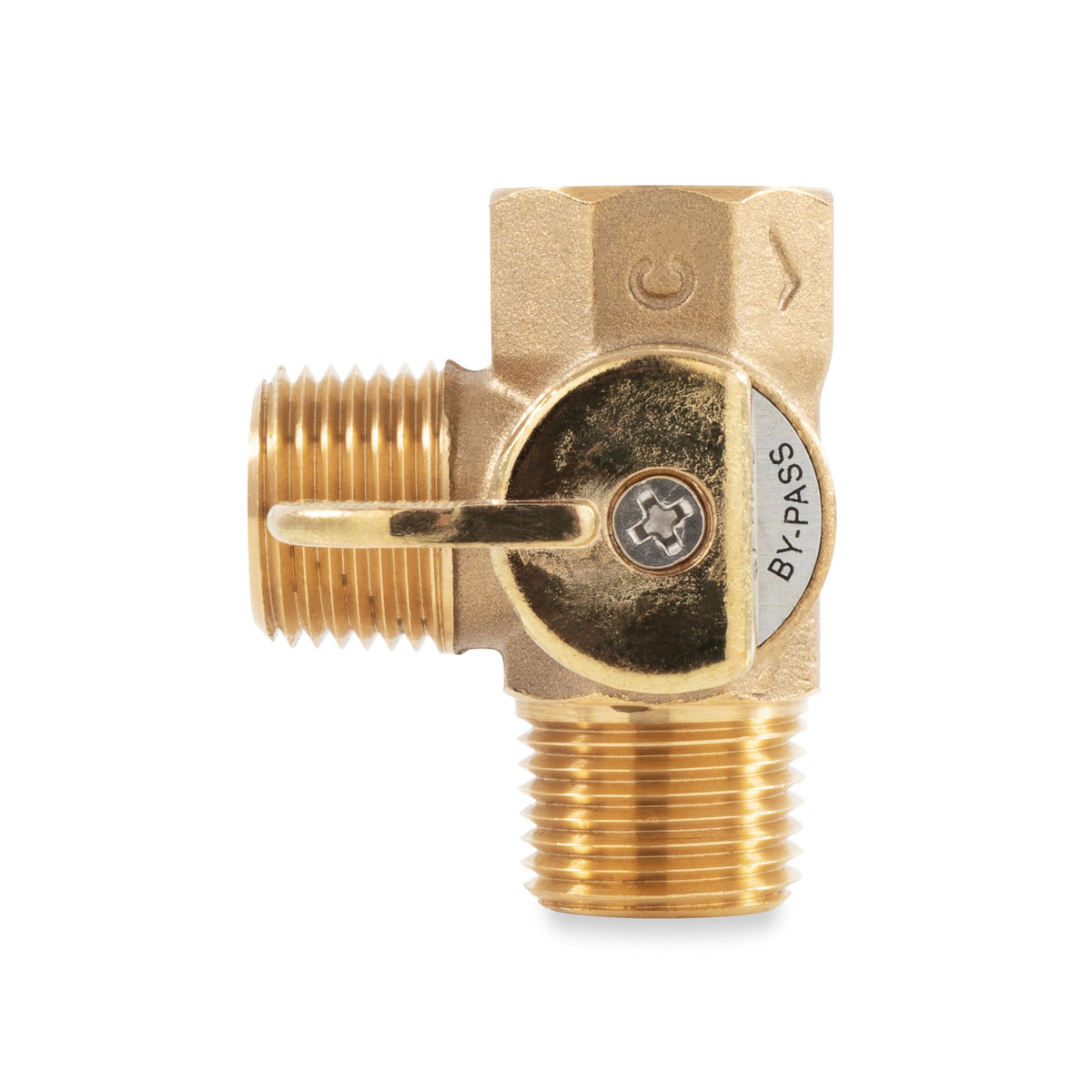 CAMCO 37463 Camco 3-Way Valve Replacement for RV Winterization Water Heater by-Pass Kit - Heavy Duty Brass Construction - Provides Easy Non-Restricted Flow & Installs Easy (37463)