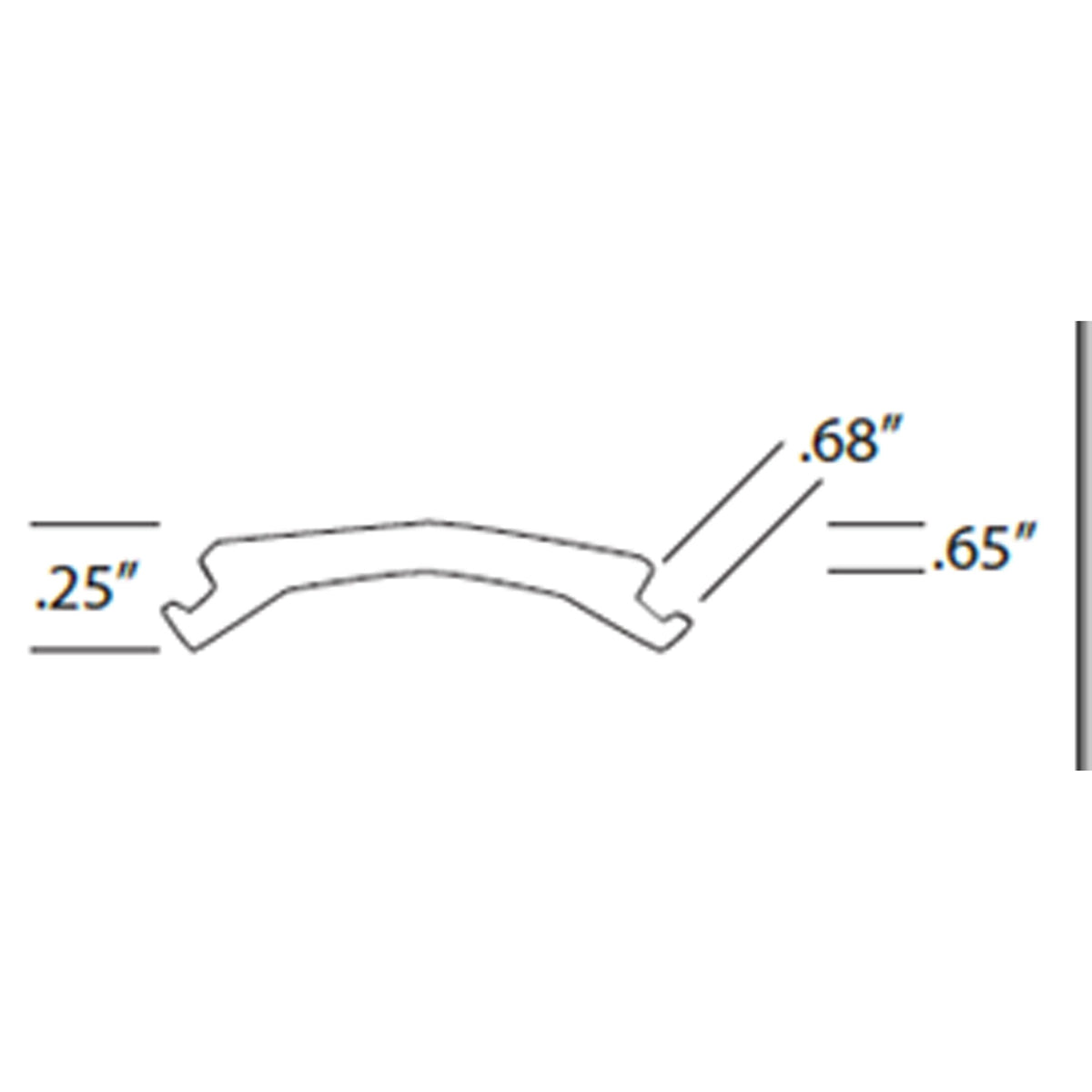 AP PRODUCTS 011-398 AP Products 011-398 Flexible Vinyl Screw Cover, Polar White
