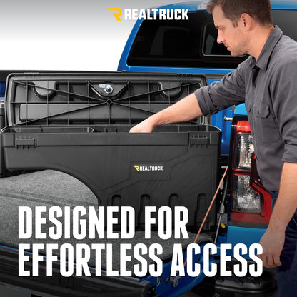 UNDERCOVER SC105D RealTruck UnderCover SwingCase Truck Bed Storage Box | SC105D | Fits 2020-2025 Chevy/GMC Silverado/Sierra 2500/3500HD Drivers Side (Will not fit with MultiPro Tailgate)