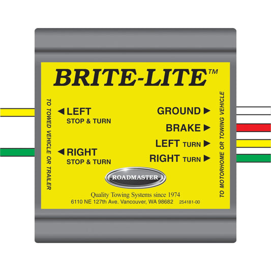 ROADMASTER 732 Roadmaster 732 Brite-Lite 3 to 2 Taillight Converter Compatible with RVs, Trailers & Towed Vehicle Lighting Systems | Combines Turn Signal & Brake Light Functions for Safer Towing