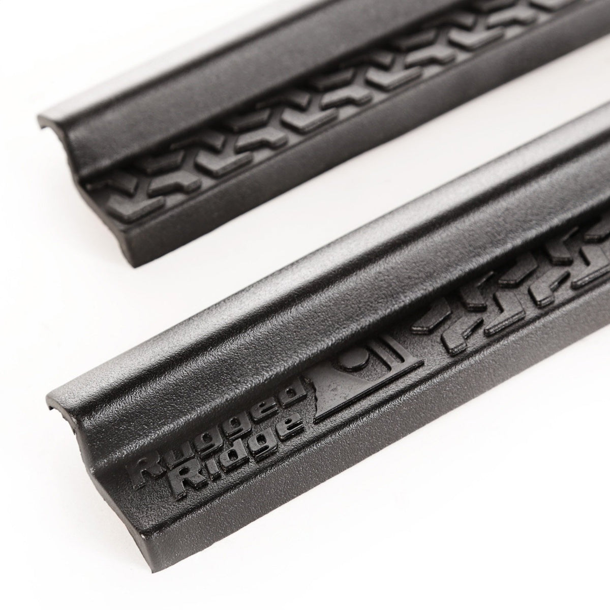 RUGGED RIDGE 11216.22 Rugged Ridge All-Terrain Entry Guards for Jeep Wrangler TJ/LJ - No Drill Required - Black Thermoplastic - Fits 1997–2006 Wrangler TJ & 2004–2006 Wrangler LJ - 2-Piece Set