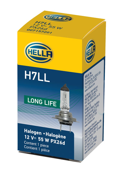 Hella H7LL Long Life Bulb, 12V, 55W