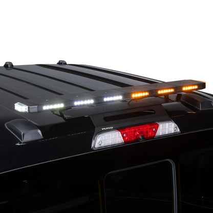 PUTCO 950236 Putco Tri-Hornet LED Stealth Rooftop Strobe Light Bar (Amber, White & Blue), 36" Tri Color Strobe Light