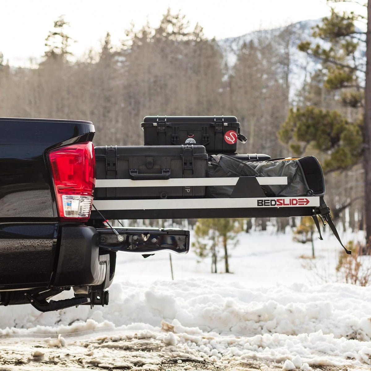 Bedslide 105841CLB BEDSLIDE Classic (58" X 41") – 10-5841-CLB – Durable Sliding Truck Bed Cargo Organizer – Made in The USA, 1,000 lb Capacity (Black)