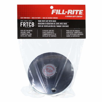 FILL RITE FRTCB Fill-Rite FRTCB Vented Fill Cap with 2" Base