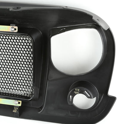RUGGED RIDGE 12034.01 Rugged Ridge | Spartan Grille, Satin Black | 12034.01 | Fits 2007-2018 Jeep Wrangler JK