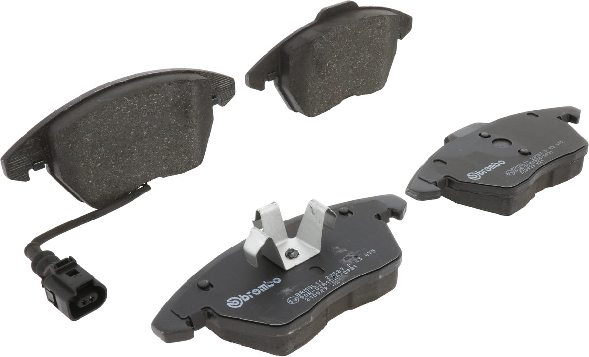 BREMBO P85075 Brembo P85075 Low-Met Front Disc Brake Pad Set AUDI/SEAT/SKODA/SPYKER/VW/VW (FAW) OE# 1K0698151C