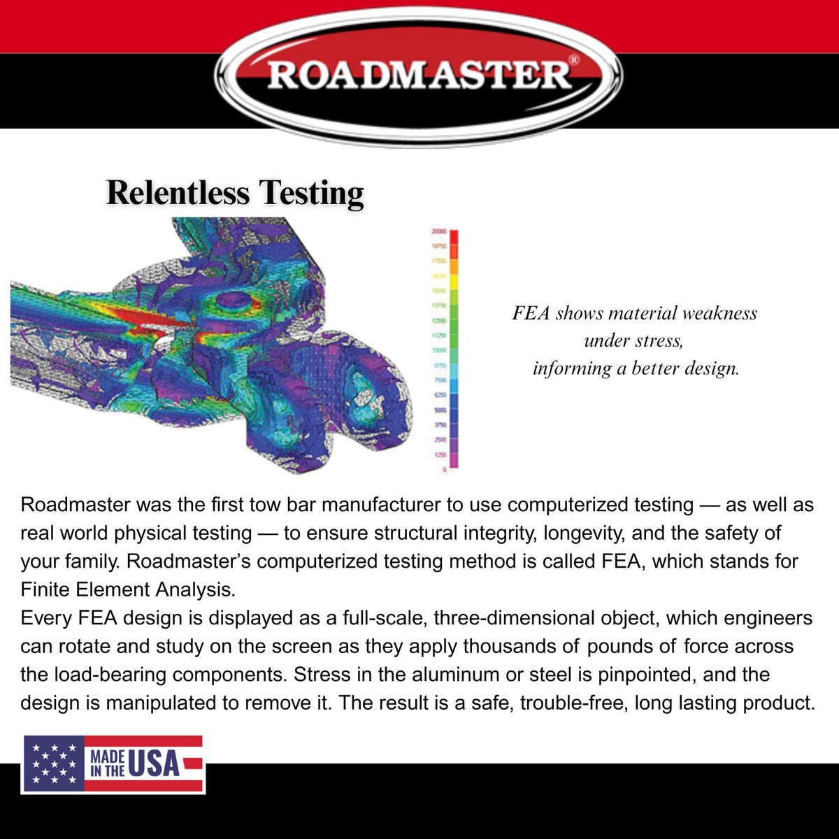 ROADMASTER 576 Roadmaster 576 Sterling All Terrain Tow Bar