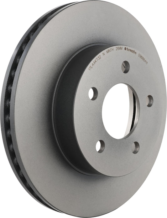 BREMBO 09886411C02 Brembo 09.8864.11 UV Coated Pillar Vented Front Brake Rotor JEEP OE# 52128247AA