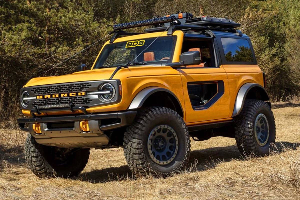 ZONE OFFROAD ZONF1304 Zone Offroad ZONF1304 2021 FORD BRONCO 2 DOOR 3.5' ADVENT