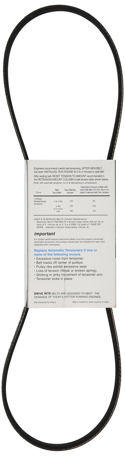 Dayco 5040378DR Serpentine Belt