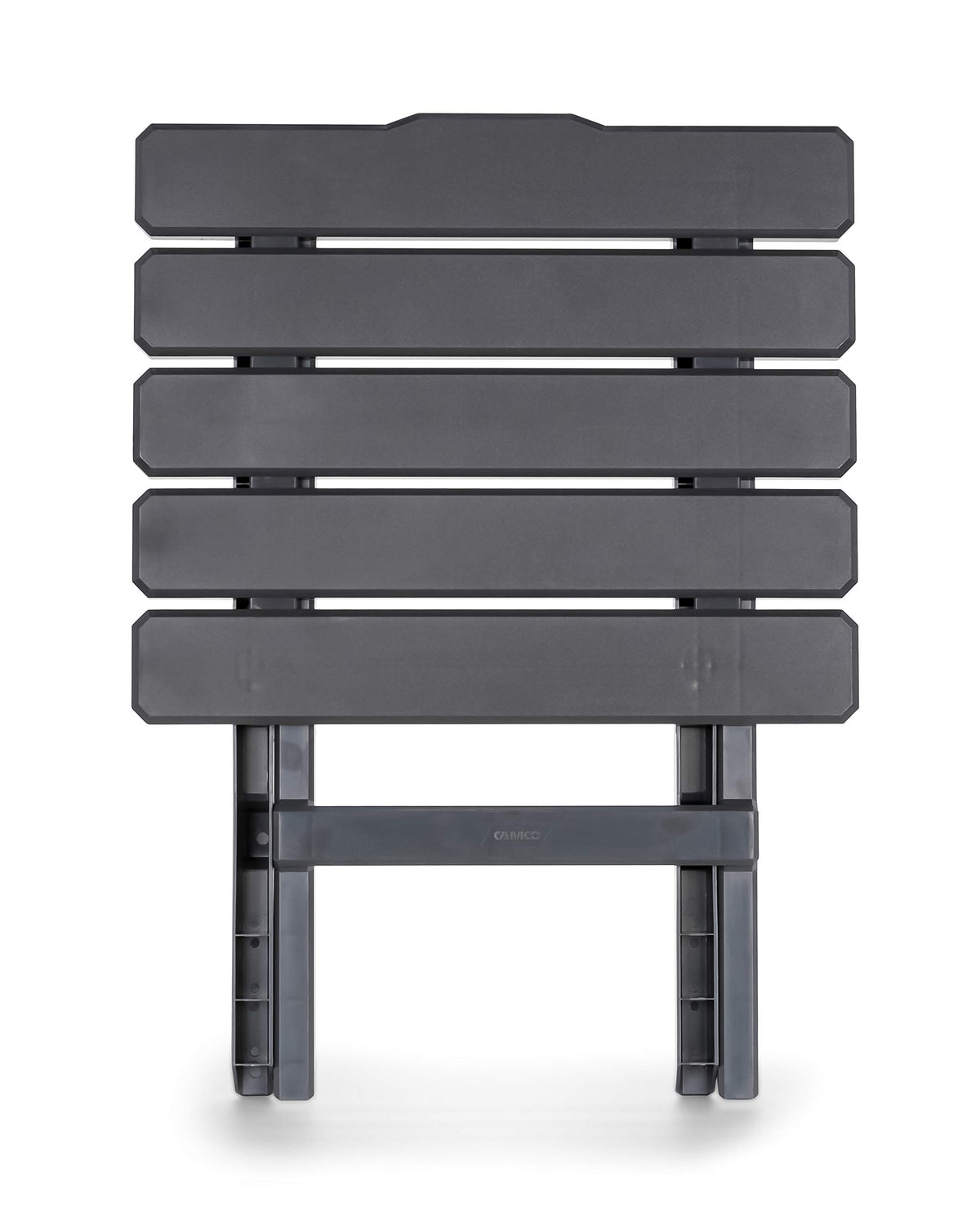 CAMCO 51885 Camco 51885 Large Adirondack Portable Outdoor Furniture Folding Table, Charcoal