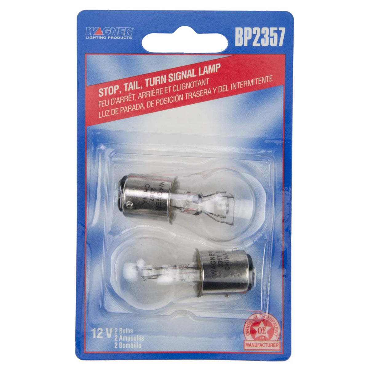 WAGNER BP2357 Wagner Lighting BP2357 Standard Multi-Purpose Light Bulb Card of 2
