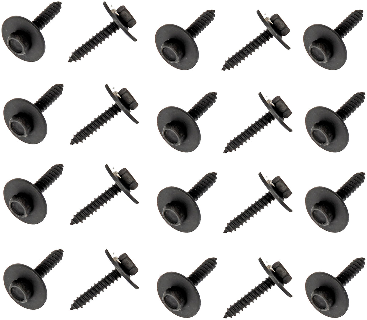DORMAN 700-115 Dorman 700-115 Splash Shield Retainer Hardware - Self-Tapping Hex Head - M4.8 X 25 mm, 20 Pack