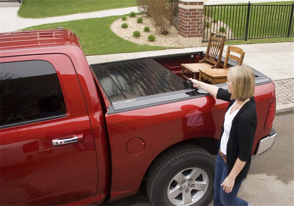 RETRAX 80234 RetraxPRO Retractable Truck Bed Tonneau Cover | 40234 | fits Ram 1500 5.7' Bed with RamBox Option (09-18)