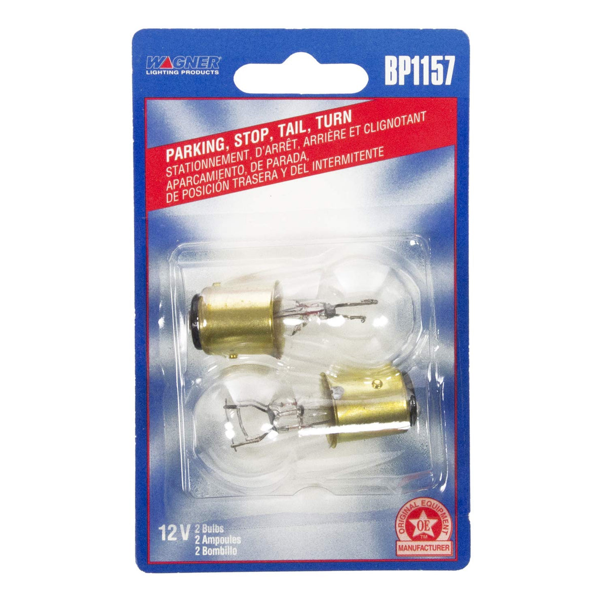 WAGNER BP1157 Wagner Lighting BP1157 Standard Multi-Purpose Light Bulb Card of 2
