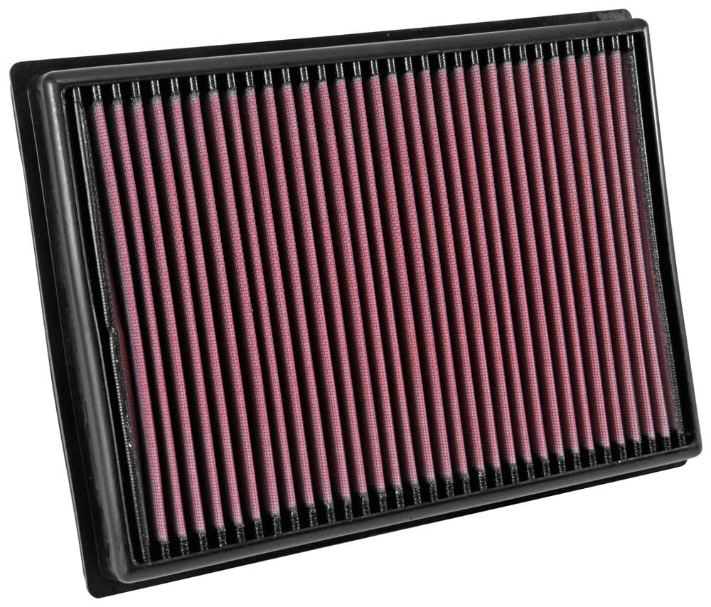 K&N FILTER 33-3045 K&N High-Flow Original Lifetime Engine Air Filter: Increase Power: Premium, Washable: Compatible with 2004-2024 Mitsubishi/Toyota: (See Product Description for Select Models) 33-3045
