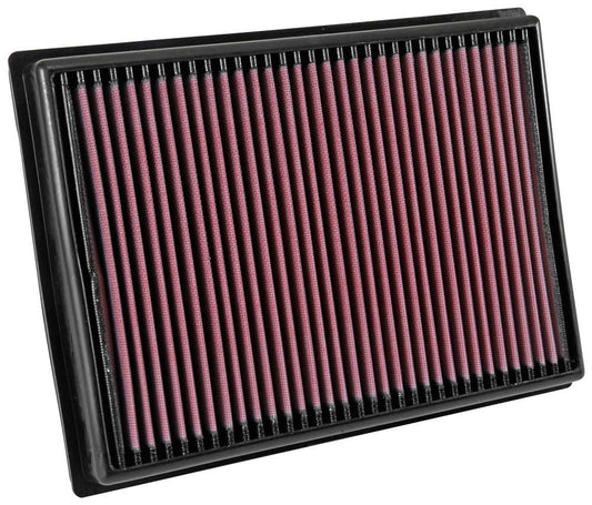 K&N FILTER 33-3045 K&N High-Flow Original Lifetime Engine Air Filter: Increase Power: Premium, Washable: Compatible with 2004-2024 Mitsubishi/Toyota: (See Product Description for Select Models) 33-3045