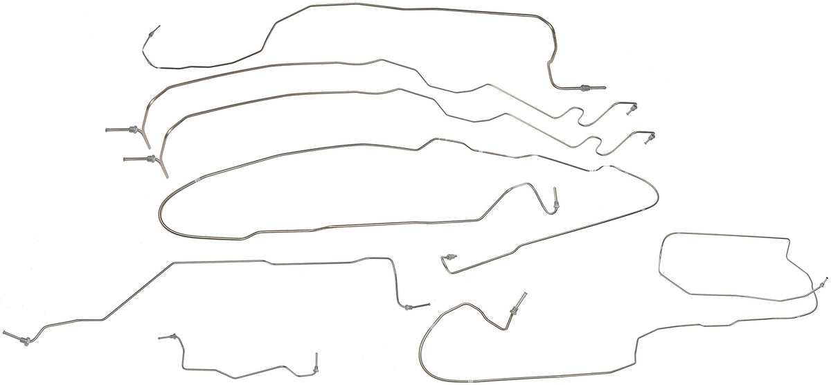 DORMAN 919-144 Dorman 919-144 Stainless Steel Brake Line Kit Compatible with Select Chevrolet/GMC Models (OE FIX)