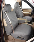 Covercraft SeatSaver Front Row Custom Fit Seat Cover for Select Cadillac/Chevrolet/GMC Models - Polycotton (Grey)