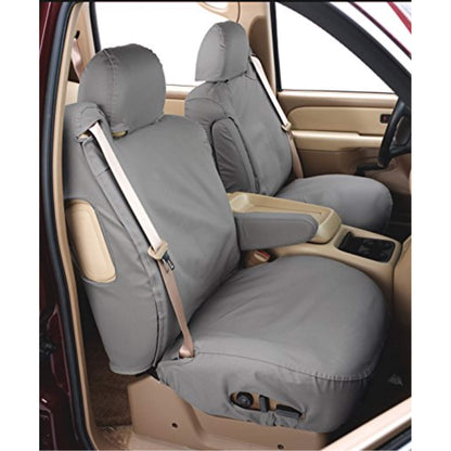 COVERCRAFT SS2427PCGY Covercraft SeatSaver Front Row Custom Fit Seat Cover for Select Cadillac/Chevrolet/GMC Models - Polycotton (Grey)