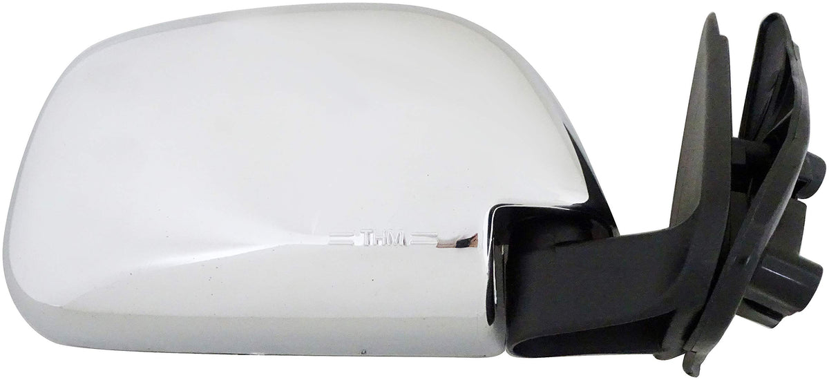 DORMAN 955-211 Dorman 955-211 Passenger Side Manual Door Mirror - Folding Compatible with Select Toyota Models, Chrome