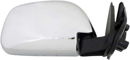DORMAN 955-211 Dorman 955-211 Passenger Side Manual Door Mirror - Folding Compatible with Select Toyota Models, Chrome