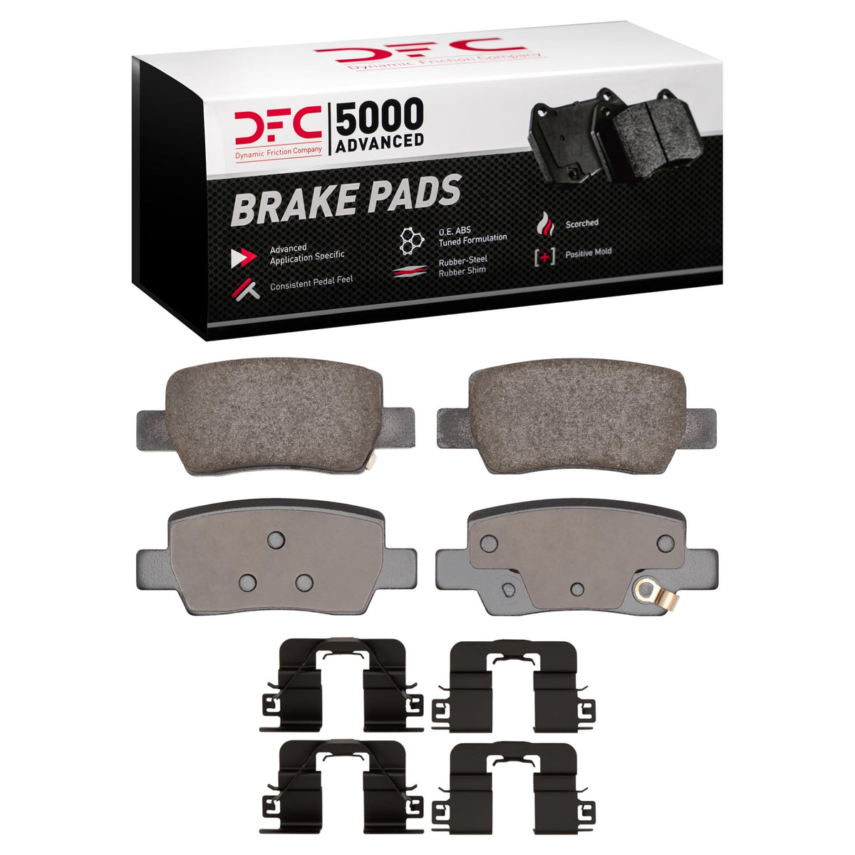 Dynamic Friction 1551-2373-11 ADVANCED BRAKE PADS-CERAMIC AND HAR
