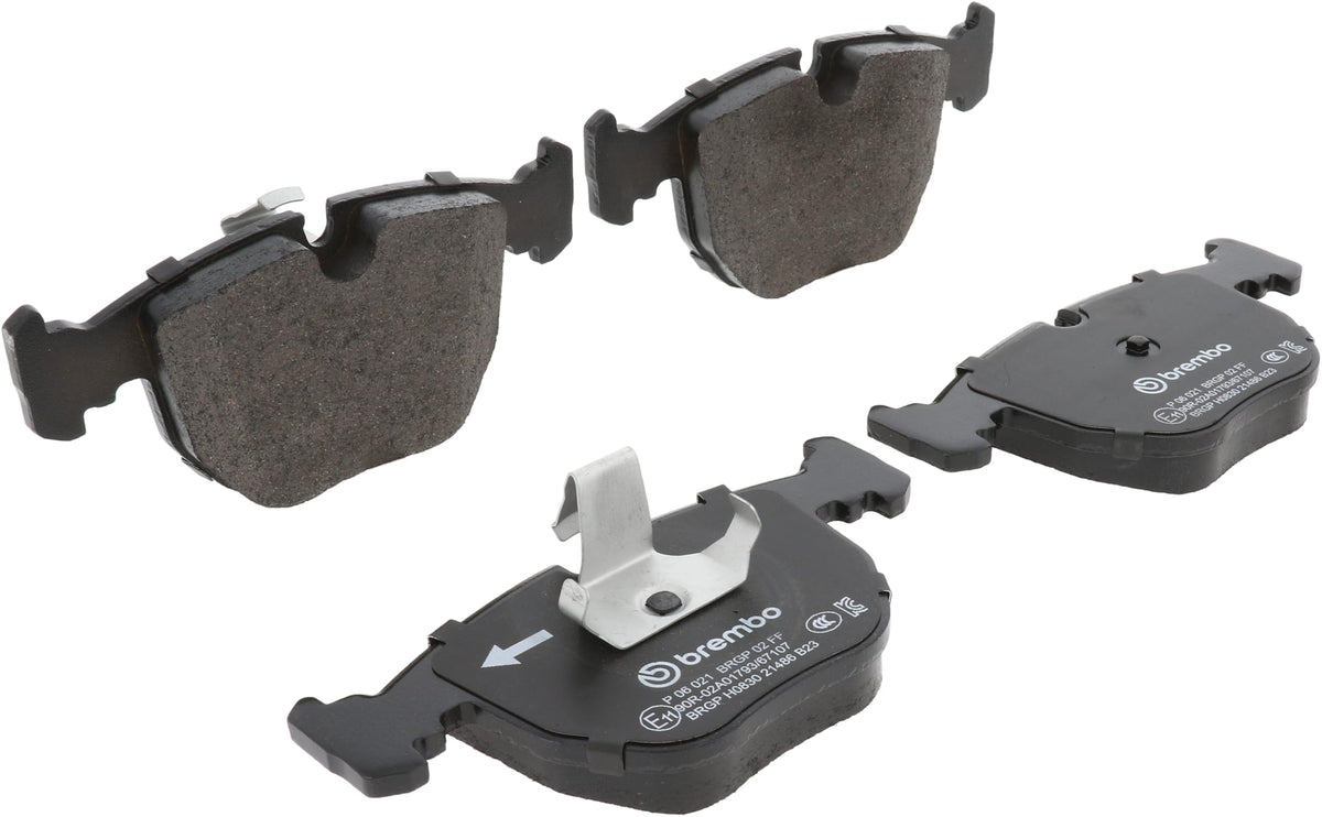 BREMBO P06021 Brembo P06021 Low-Met Front Disc Brake Pad Set ALPINA/BMW OE# 34111163227