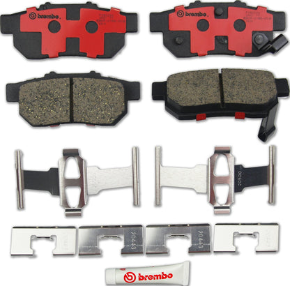 BREMBO P28025N Brembo P28025N Premium Ceramic Rear Disc Brake Pad Set ACURA/HONDA/HONDA (GAC)/MAZDA OE# 43022TF0G01