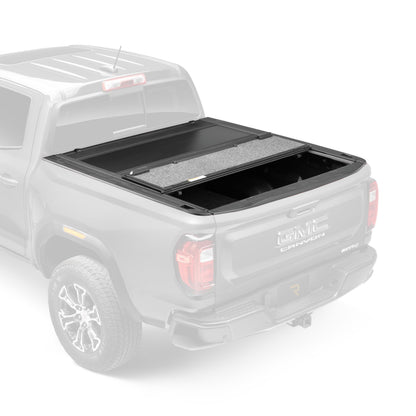 UNDERCOVER UX52016 RealTruck Undercover Ultra Flex Hard Folding Truck Bed Tonneau Cover | UX52016 | Fits 2016-2025 Nissan Titan w/Track System 6' 7" Bed (78.7")