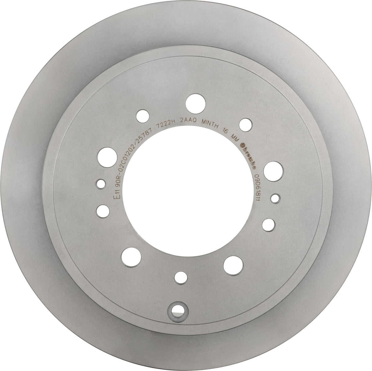 Brembo 09.D618.11 UV Coated vented Rear Brake Rotor