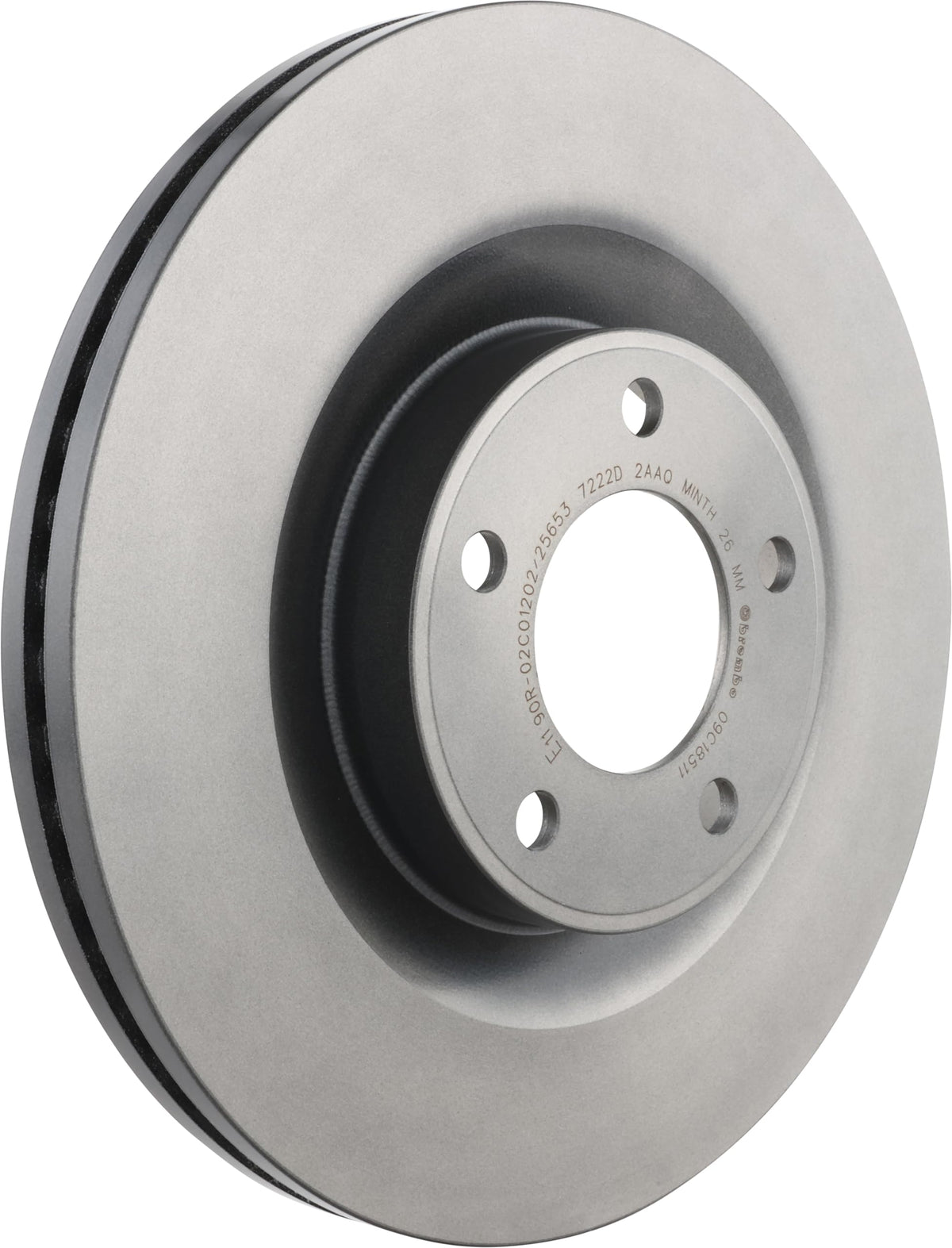 BREMBO 09C18511C02 Brembo 09.C185.11 UV Coated vented Front Brake Rotor FORD USA/LINCOLN OE# 7T4Z1125A