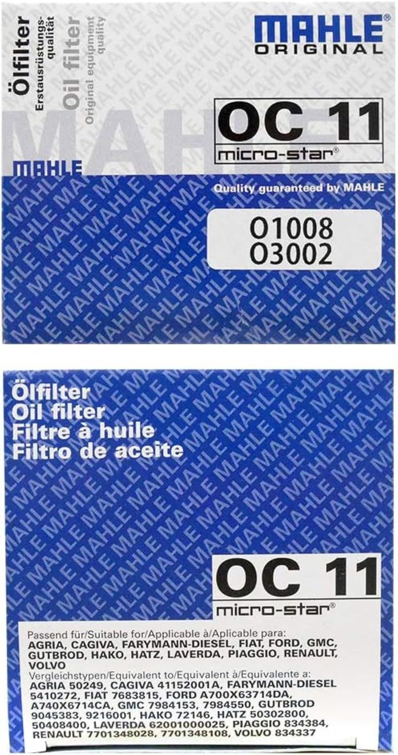 MAHLE OC11 MAHLE OC 11 Oil Filter