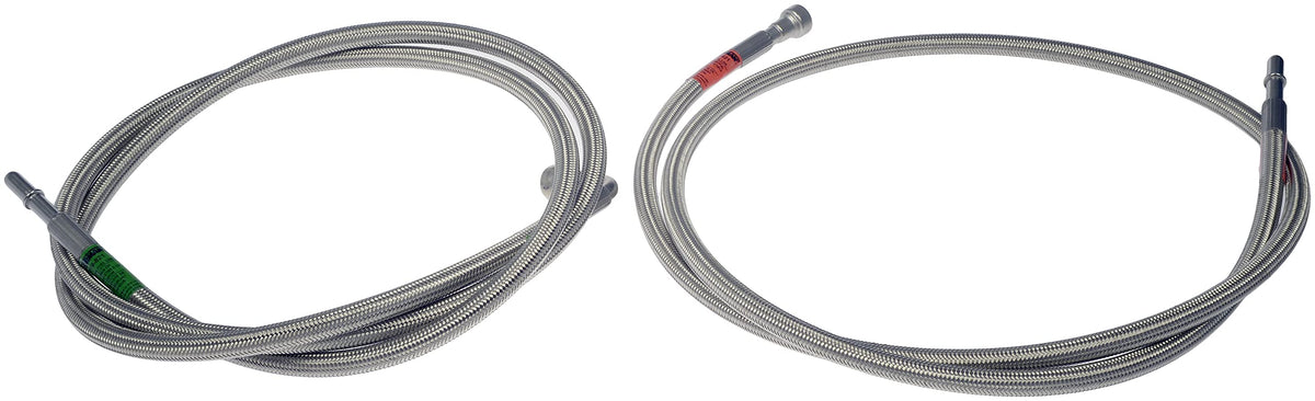 Dorman 819-821 Front Flexible Stainless Steel Braided Fuel Line