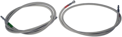 Dorman 819-821 Front Flexible Stainless Steel Braided Fuel Line
